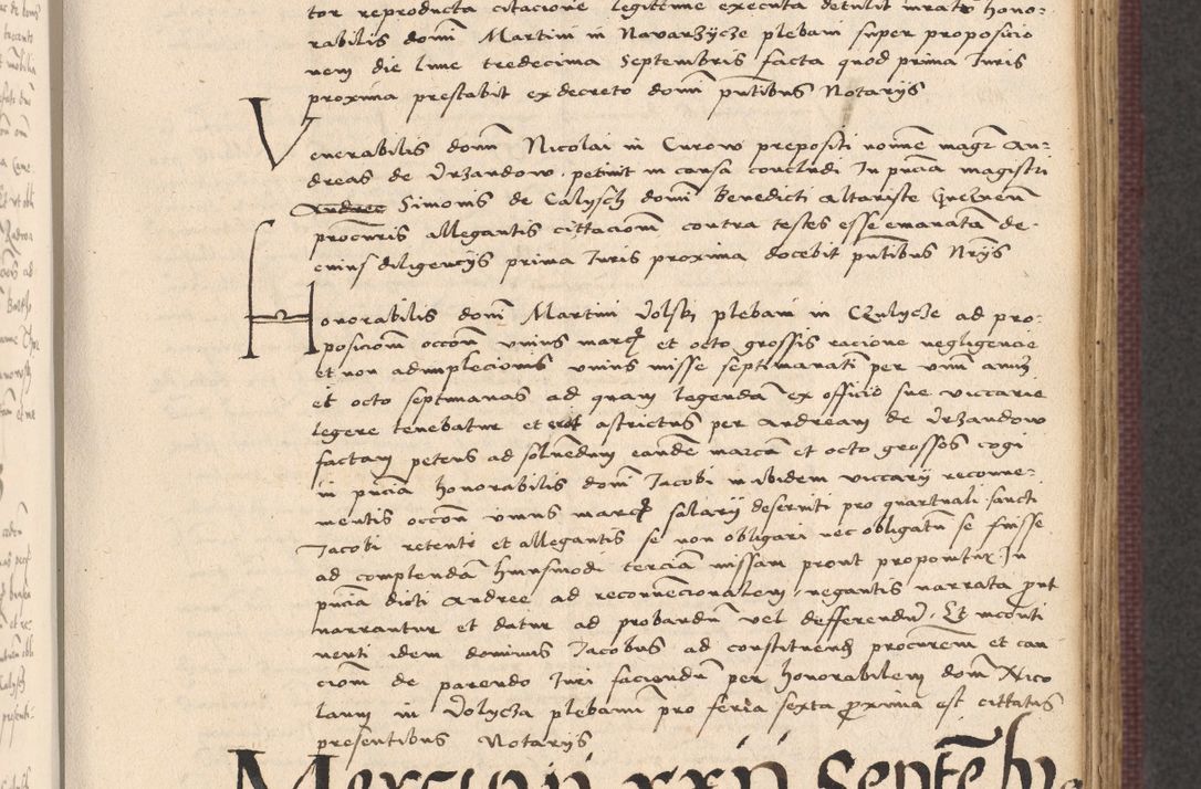 Zdjęcie nr 355 dla obiektu archiwalnego: Acta actorum, obligacionum sententiarumque tam interlocutoriarum quam diffinitivarum coram reverendo domino Thoma Roschnowsky canonico et officiali Cracoviensi generali ad annum Domini 1534, indicione septima, pontificatus sanctissimi in Christo patris domini et domini Clementis pape septimi, anno ipsius undecimo vel alias, ut dicitur vacante sede apostolica feliciter continuantur