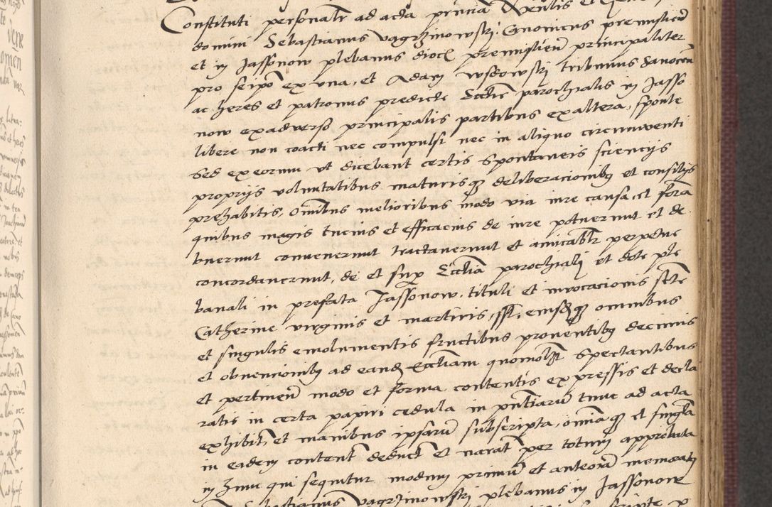 Zdjęcie nr 347 dla obiektu archiwalnego: Acta actorum, obligacionum sententiarumque tam interlocutoriarum quam diffinitivarum coram reverendo domino Thoma Roschnowsky canonico et officiali Cracoviensi generali ad annum Domini 1534, indicione septima, pontificatus sanctissimi in Christo patris domini et domini Clementis pape septimi, anno ipsius undecimo vel alias, ut dicitur vacante sede apostolica feliciter continuantur