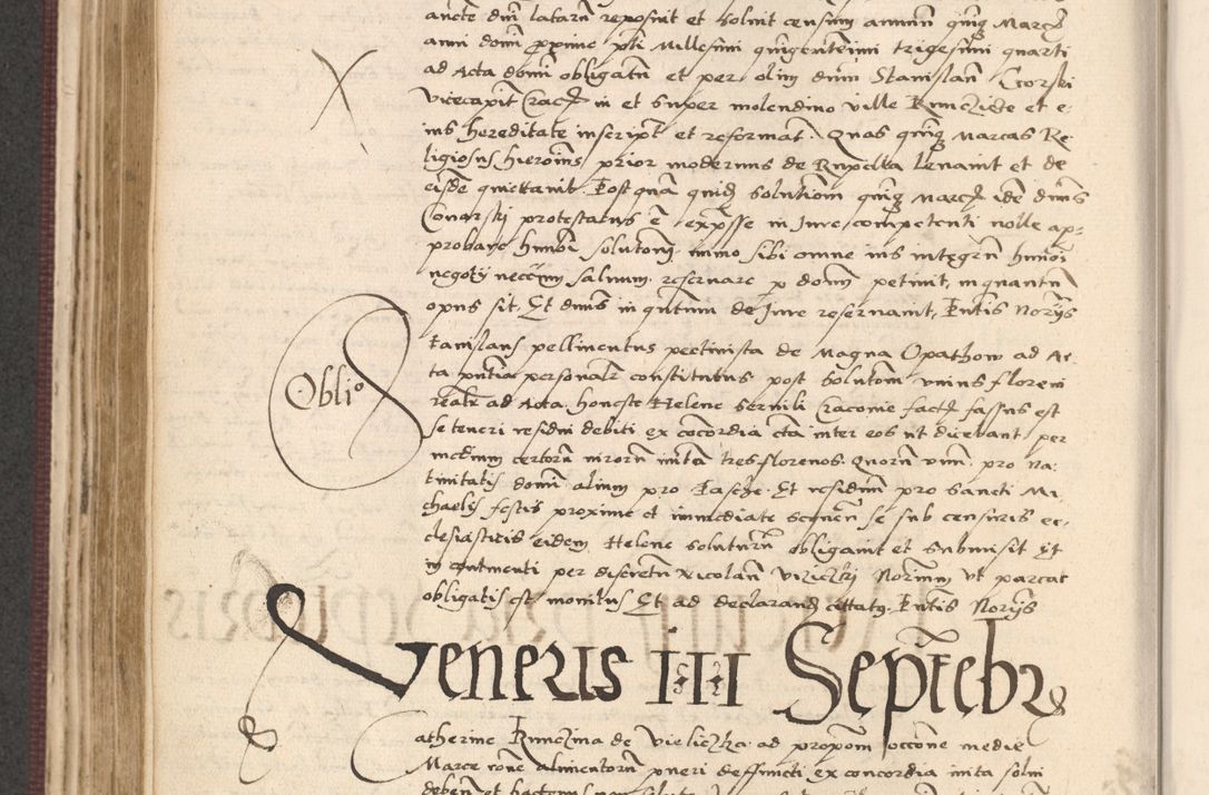 Zdjęcie nr 338 dla obiektu archiwalnego: Acta actorum, obligacionum sententiarumque tam interlocutoriarum quam diffinitivarum coram reverendo domino Thoma Roschnowsky canonico et officiali Cracoviensi generali ad annum Domini 1534, indicione septima, pontificatus sanctissimi in Christo patris domini et domini Clementis pape septimi, anno ipsius undecimo vel alias, ut dicitur vacante sede apostolica feliciter continuantur