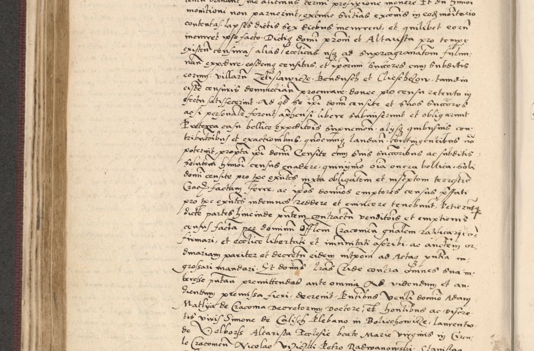 Zdjęcie nr 336 dla obiektu archiwalnego: Acta actorum, obligacionum sententiarumque tam interlocutoriarum quam diffinitivarum coram reverendo domino Thoma Roschnowsky canonico et officiali Cracoviensi generali ad annum Domini 1534, indicione septima, pontificatus sanctissimi in Christo patris domini et domini Clementis pape septimi, anno ipsius undecimo vel alias, ut dicitur vacante sede apostolica feliciter continuantur