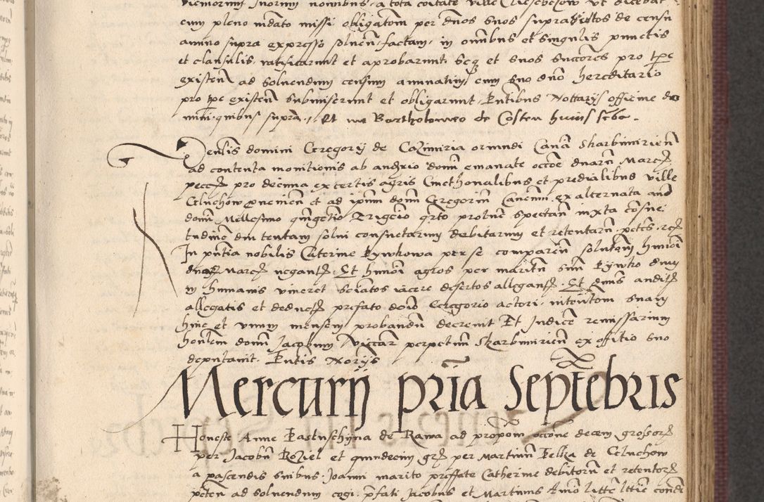 Zdjęcie nr 337 dla obiektu archiwalnego: Acta actorum, obligacionum sententiarumque tam interlocutoriarum quam diffinitivarum coram reverendo domino Thoma Roschnowsky canonico et officiali Cracoviensi generali ad annum Domini 1534, indicione septima, pontificatus sanctissimi in Christo patris domini et domini Clementis pape septimi, anno ipsius undecimo vel alias, ut dicitur vacante sede apostolica feliciter continuantur