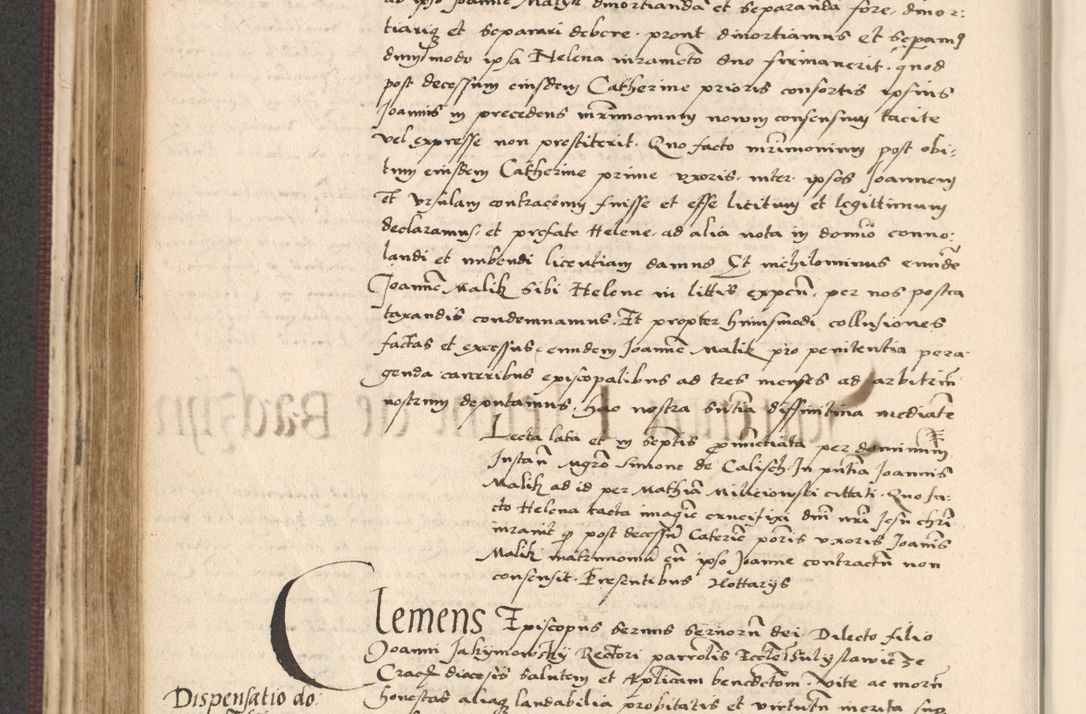 Zdjęcie nr 332 dla obiektu archiwalnego: Acta actorum, obligacionum sententiarumque tam interlocutoriarum quam diffinitivarum coram reverendo domino Thoma Roschnowsky canonico et officiali Cracoviensi generali ad annum Domini 1534, indicione septima, pontificatus sanctissimi in Christo patris domini et domini Clementis pape septimi, anno ipsius undecimo vel alias, ut dicitur vacante sede apostolica feliciter continuantur
