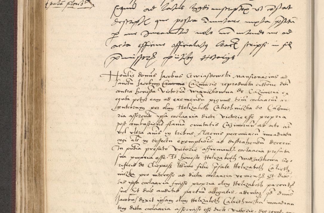 Zdjęcie nr 326 dla obiektu archiwalnego: Acta actorum, obligacionum sententiarumque tam interlocutoriarum quam diffinitivarum coram reverendo domino Thoma Roschnowsky canonico et officiali Cracoviensi generali ad annum Domini 1534, indicione septima, pontificatus sanctissimi in Christo patris domini et domini Clementis pape septimi, anno ipsius undecimo vel alias, ut dicitur vacante sede apostolica feliciter continuantur