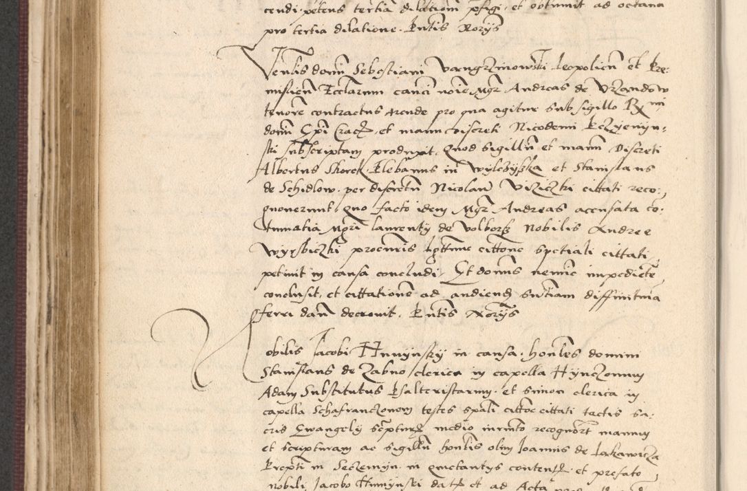 Zdjęcie nr 318 dla obiektu archiwalnego: Acta actorum, obligacionum sententiarumque tam interlocutoriarum quam diffinitivarum coram reverendo domino Thoma Roschnowsky canonico et officiali Cracoviensi generali ad annum Domini 1534, indicione septima, pontificatus sanctissimi in Christo patris domini et domini Clementis pape septimi, anno ipsius undecimo vel alias, ut dicitur vacante sede apostolica feliciter continuantur
