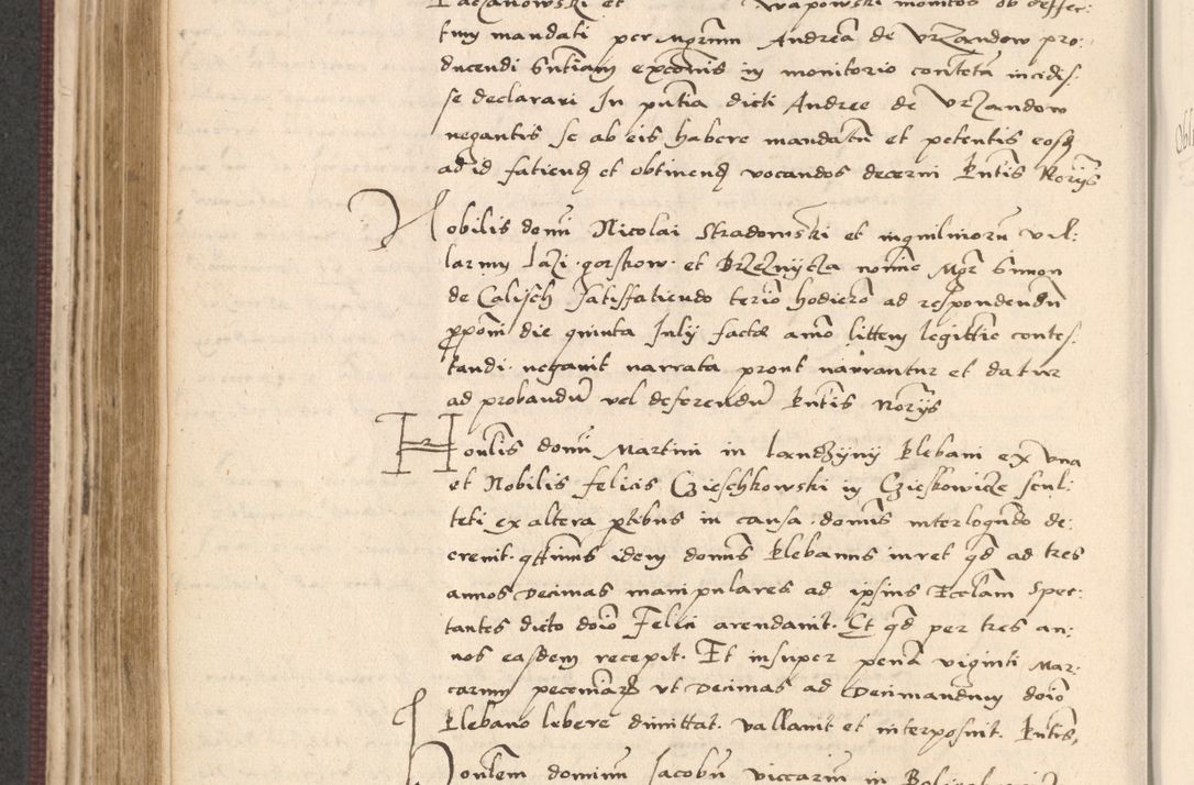 Zdjęcie nr 310 dla obiektu archiwalnego: Acta actorum, obligacionum sententiarumque tam interlocutoriarum quam diffinitivarum coram reverendo domino Thoma Roschnowsky canonico et officiali Cracoviensi generali ad annum Domini 1534, indicione septima, pontificatus sanctissimi in Christo patris domini et domini Clementis pape septimi, anno ipsius undecimo vel alias, ut dicitur vacante sede apostolica feliciter continuantur