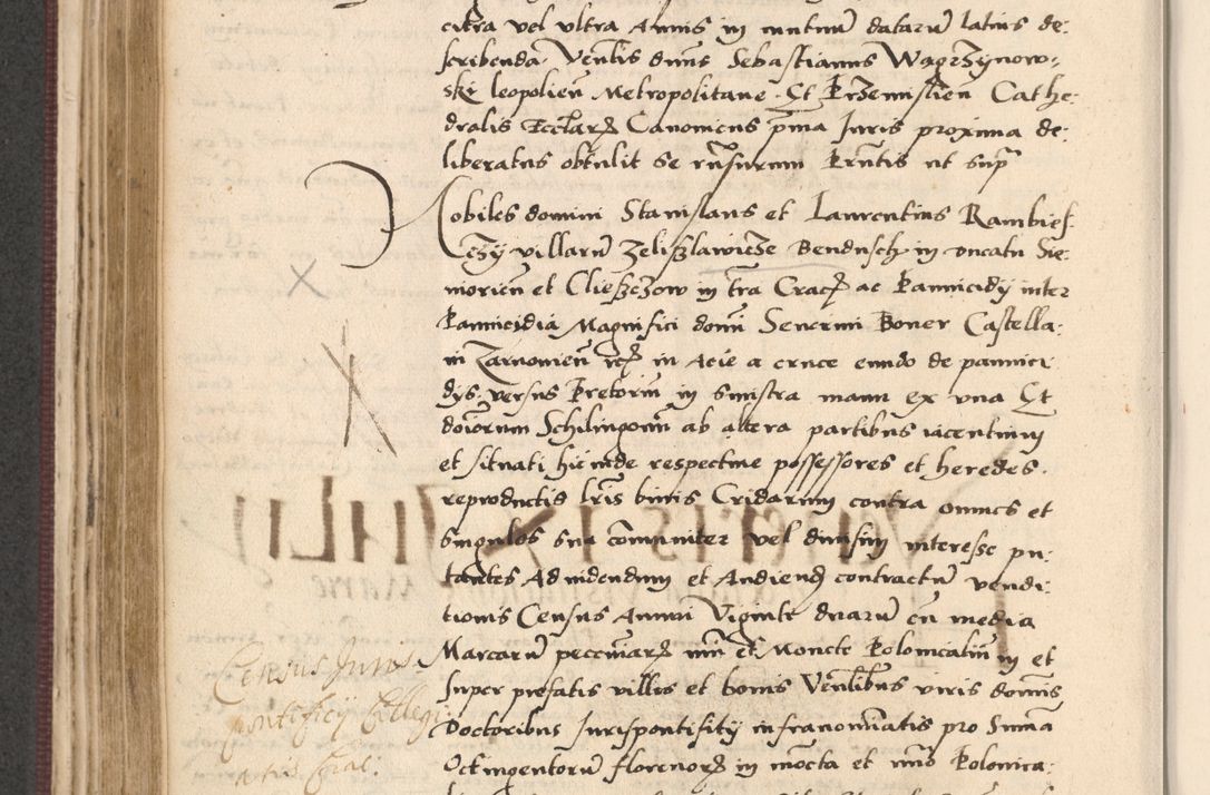 Zdjęcie nr 306 dla obiektu archiwalnego: Acta actorum, obligacionum sententiarumque tam interlocutoriarum quam diffinitivarum coram reverendo domino Thoma Roschnowsky canonico et officiali Cracoviensi generali ad annum Domini 1534, indicione septima, pontificatus sanctissimi in Christo patris domini et domini Clementis pape septimi, anno ipsius undecimo vel alias, ut dicitur vacante sede apostolica feliciter continuantur