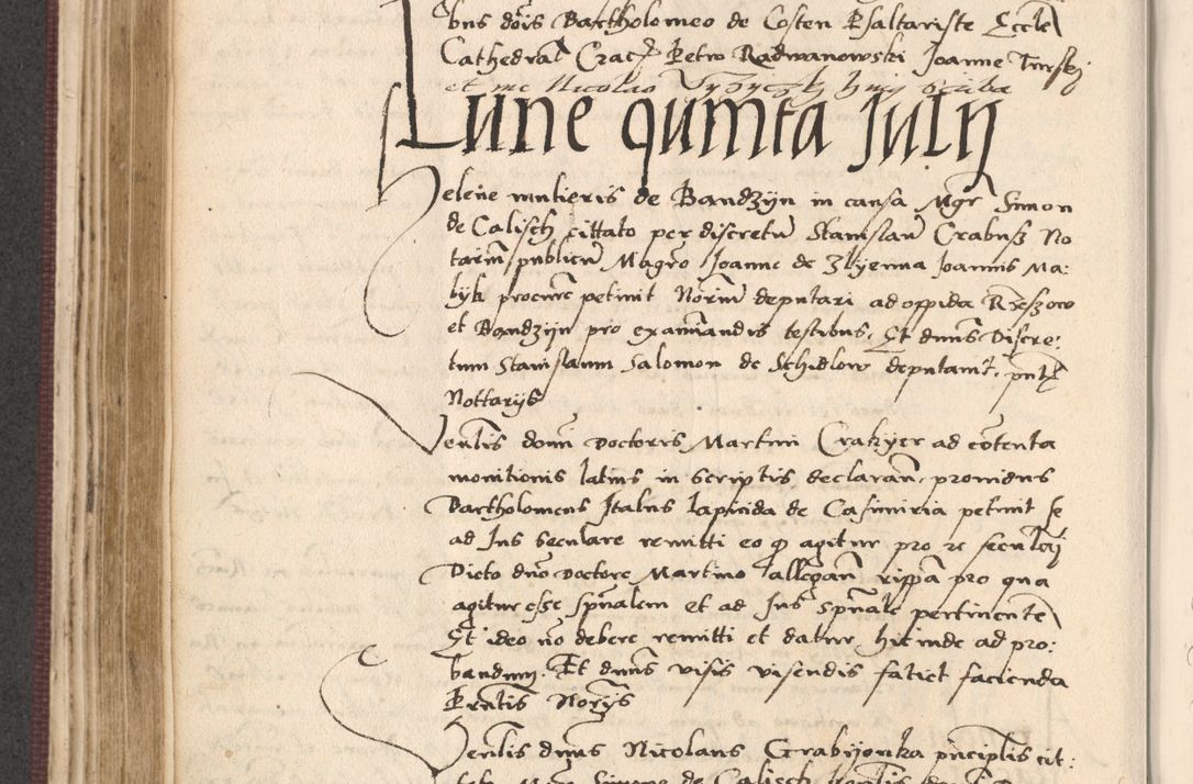 Zdjęcie nr 300 dla obiektu archiwalnego: Acta actorum, obligacionum sententiarumque tam interlocutoriarum quam diffinitivarum coram reverendo domino Thoma Roschnowsky canonico et officiali Cracoviensi generali ad annum Domini 1534, indicione septima, pontificatus sanctissimi in Christo patris domini et domini Clementis pape septimi, anno ipsius undecimo vel alias, ut dicitur vacante sede apostolica feliciter continuantur