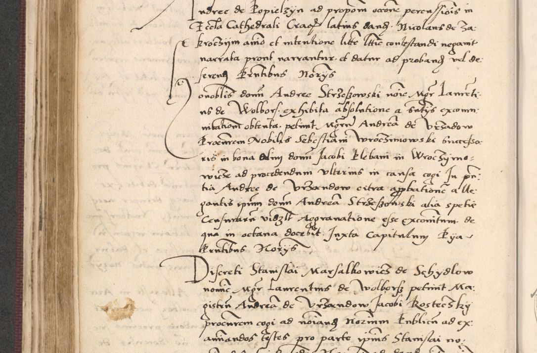 Zdjęcie nr 302 dla obiektu archiwalnego: Acta actorum, obligacionum sententiarumque tam interlocutoriarum quam diffinitivarum coram reverendo domino Thoma Roschnowsky canonico et officiali Cracoviensi generali ad annum Domini 1534, indicione septima, pontificatus sanctissimi in Christo patris domini et domini Clementis pape septimi, anno ipsius undecimo vel alias, ut dicitur vacante sede apostolica feliciter continuantur
