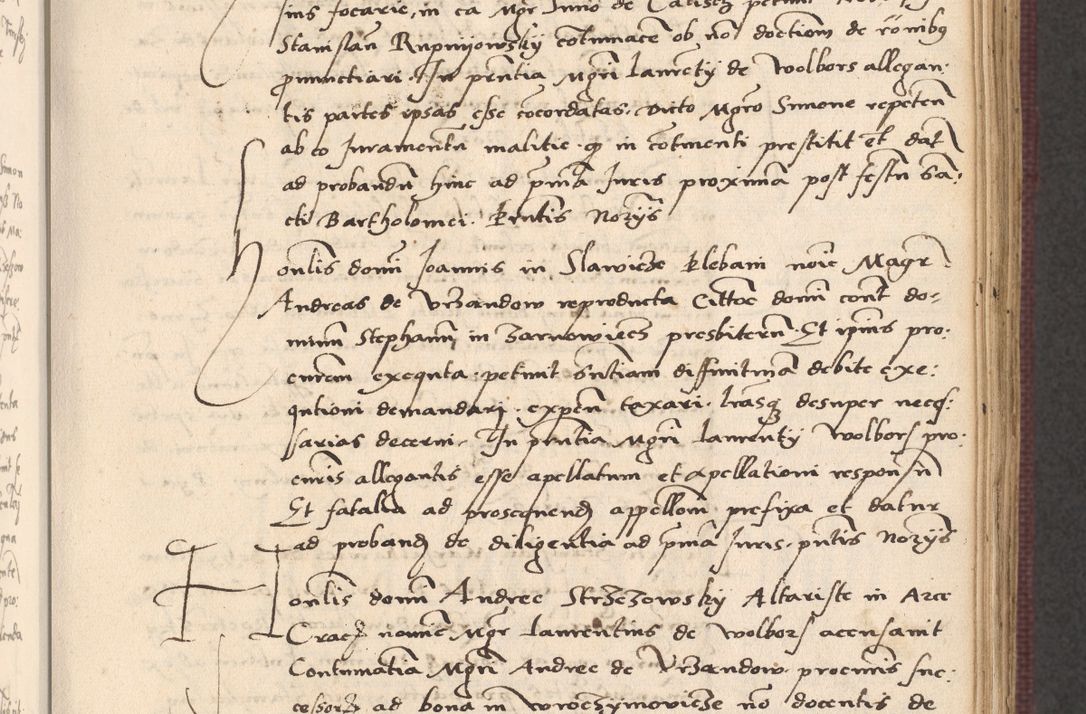 Zdjęcie nr 301 dla obiektu archiwalnego: Acta actorum, obligacionum sententiarumque tam interlocutoriarum quam diffinitivarum coram reverendo domino Thoma Roschnowsky canonico et officiali Cracoviensi generali ad annum Domini 1534, indicione septima, pontificatus sanctissimi in Christo patris domini et domini Clementis pape septimi, anno ipsius undecimo vel alias, ut dicitur vacante sede apostolica feliciter continuantur