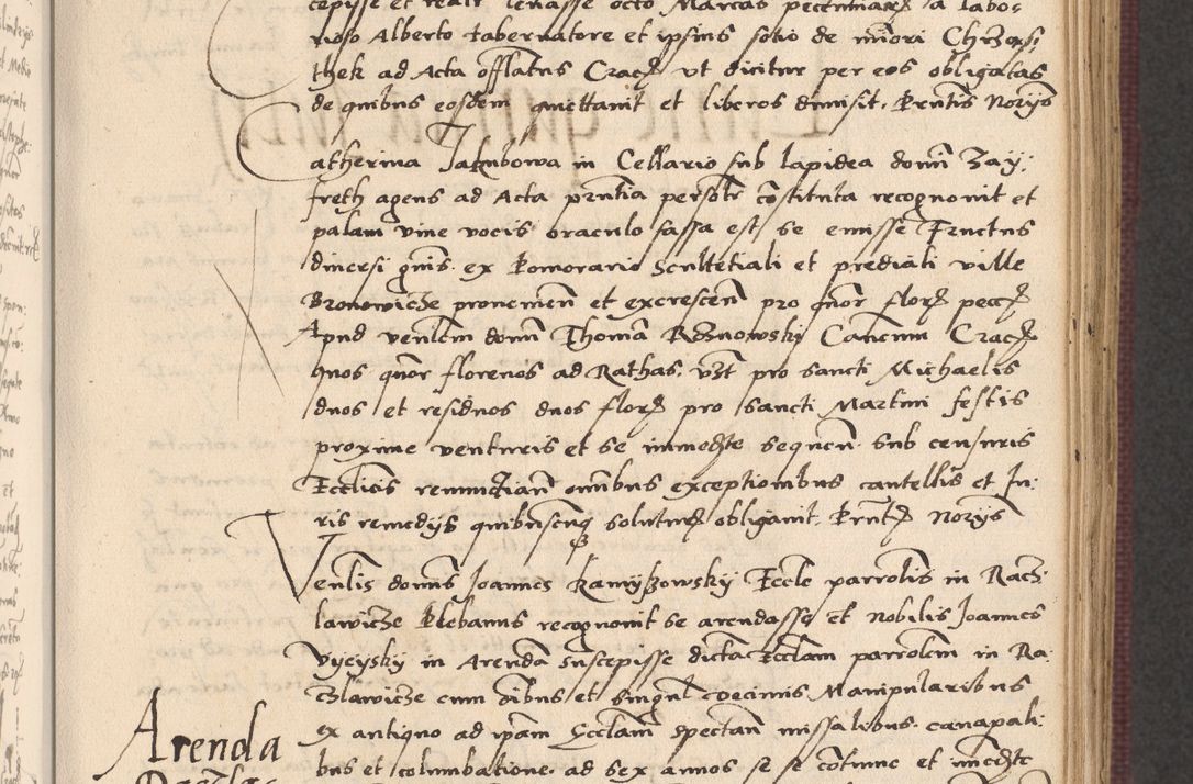 Zdjęcie nr 299 dla obiektu archiwalnego: Acta actorum, obligacionum sententiarumque tam interlocutoriarum quam diffinitivarum coram reverendo domino Thoma Roschnowsky canonico et officiali Cracoviensi generali ad annum Domini 1534, indicione septima, pontificatus sanctissimi in Christo patris domini et domini Clementis pape septimi, anno ipsius undecimo vel alias, ut dicitur vacante sede apostolica feliciter continuantur