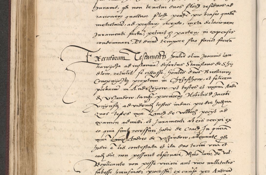 Zdjęcie nr 296 dla obiektu archiwalnego: Acta actorum, obligacionum sententiarumque tam interlocutoriarum quam diffinitivarum coram reverendo domino Thoma Roschnowsky canonico et officiali Cracoviensi generali ad annum Domini 1534, indicione septima, pontificatus sanctissimi in Christo patris domini et domini Clementis pape septimi, anno ipsius undecimo vel alias, ut dicitur vacante sede apostolica feliciter continuantur