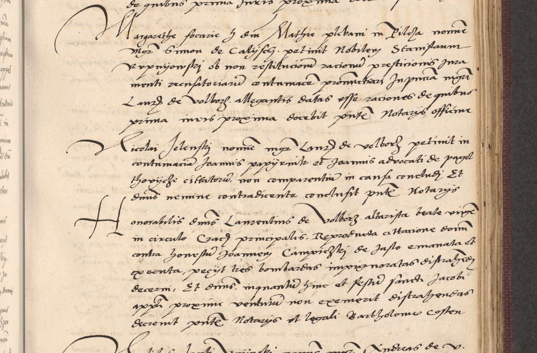 Zdjęcie nr 295 dla obiektu archiwalnego: Acta actorum, obligacionum sententiarumque tam interlocutoriarum quam diffinitivarum coram reverendo domino Thoma Roschnowsky canonico et officiali Cracoviensi generali ad annum Domini 1534, indicione septima, pontificatus sanctissimi in Christo patris domini et domini Clementis pape septimi, anno ipsius undecimo vel alias, ut dicitur vacante sede apostolica feliciter continuantur