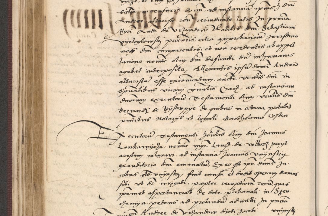 Zdjęcie nr 294 dla obiektu archiwalnego: Acta actorum, obligacionum sententiarumque tam interlocutoriarum quam diffinitivarum coram reverendo domino Thoma Roschnowsky canonico et officiali Cracoviensi generali ad annum Domini 1534, indicione septima, pontificatus sanctissimi in Christo patris domini et domini Clementis pape septimi, anno ipsius undecimo vel alias, ut dicitur vacante sede apostolica feliciter continuantur