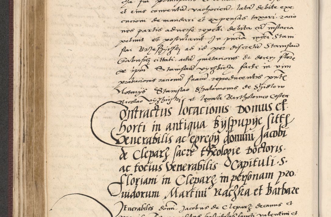 Zdjęcie nr 286 dla obiektu archiwalnego: Acta actorum, obligacionum sententiarumque tam interlocutoriarum quam diffinitivarum coram reverendo domino Thoma Roschnowsky canonico et officiali Cracoviensi generali ad annum Domini 1534, indicione septima, pontificatus sanctissimi in Christo patris domini et domini Clementis pape septimi, anno ipsius undecimo vel alias, ut dicitur vacante sede apostolica feliciter continuantur