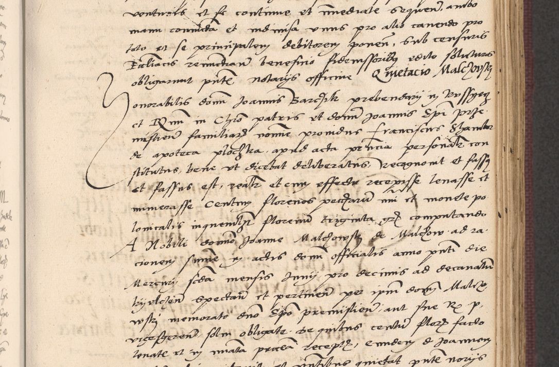 Zdjęcie nr 285 dla obiektu archiwalnego: Acta actorum, obligacionum sententiarumque tam interlocutoriarum quam diffinitivarum coram reverendo domino Thoma Roschnowsky canonico et officiali Cracoviensi generali ad annum Domini 1534, indicione septima, pontificatus sanctissimi in Christo patris domini et domini Clementis pape septimi, anno ipsius undecimo vel alias, ut dicitur vacante sede apostolica feliciter continuantur
