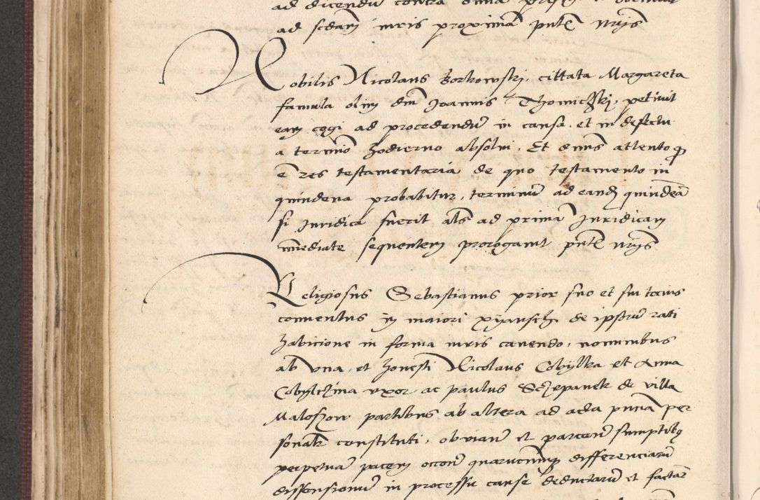 Zdjęcie nr 280 dla obiektu archiwalnego: Acta actorum, obligacionum sententiarumque tam interlocutoriarum quam diffinitivarum coram reverendo domino Thoma Roschnowsky canonico et officiali Cracoviensi generali ad annum Domini 1534, indicione septima, pontificatus sanctissimi in Christo patris domini et domini Clementis pape septimi, anno ipsius undecimo vel alias, ut dicitur vacante sede apostolica feliciter continuantur