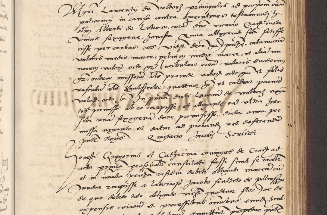 Zdjęcie nr 277 dla obiektu archiwalnego: Acta actorum, obligacionum sententiarumque tam interlocutoriarum quam diffinitivarum coram reverendo domino Thoma Roschnowsky canonico et officiali Cracoviensi generali ad annum Domini 1534, indicione septima, pontificatus sanctissimi in Christo patris domini et domini Clementis pape septimi, anno ipsius undecimo vel alias, ut dicitur vacante sede apostolica feliciter continuantur