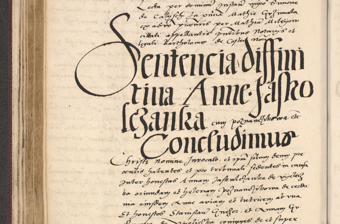 Zdjęcie nr 274 dla obiektu archiwalnego: Acta actorum, obligacionum sententiarumque tam interlocutoriarum quam diffinitivarum coram reverendo domino Thoma Roschnowsky canonico et officiali Cracoviensi generali ad annum Domini 1534, indicione septima, pontificatus sanctissimi in Christo patris domini et domini Clementis pape septimi, anno ipsius undecimo vel alias, ut dicitur vacante sede apostolica feliciter continuantur