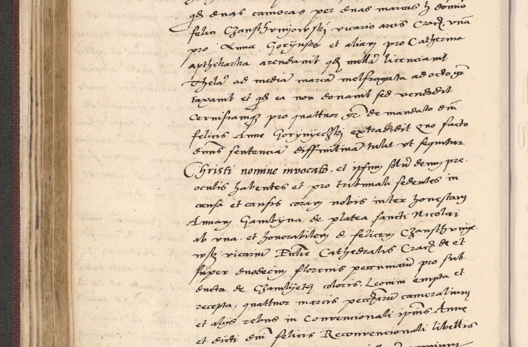 Zdjęcie nr 272 dla obiektu archiwalnego: Acta actorum, obligacionum sententiarumque tam interlocutoriarum quam diffinitivarum coram reverendo domino Thoma Roschnowsky canonico et officiali Cracoviensi generali ad annum Domini 1534, indicione septima, pontificatus sanctissimi in Christo patris domini et domini Clementis pape septimi, anno ipsius undecimo vel alias, ut dicitur vacante sede apostolica feliciter continuantur