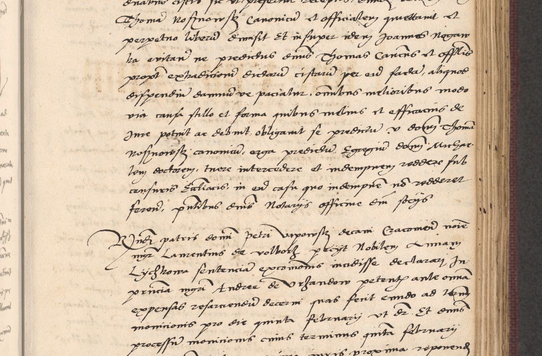 Zdjęcie nr 271 dla obiektu archiwalnego: Acta actorum, obligacionum sententiarumque tam interlocutoriarum quam diffinitivarum coram reverendo domino Thoma Roschnowsky canonico et officiali Cracoviensi generali ad annum Domini 1534, indicione septima, pontificatus sanctissimi in Christo patris domini et domini Clementis pape septimi, anno ipsius undecimo vel alias, ut dicitur vacante sede apostolica feliciter continuantur