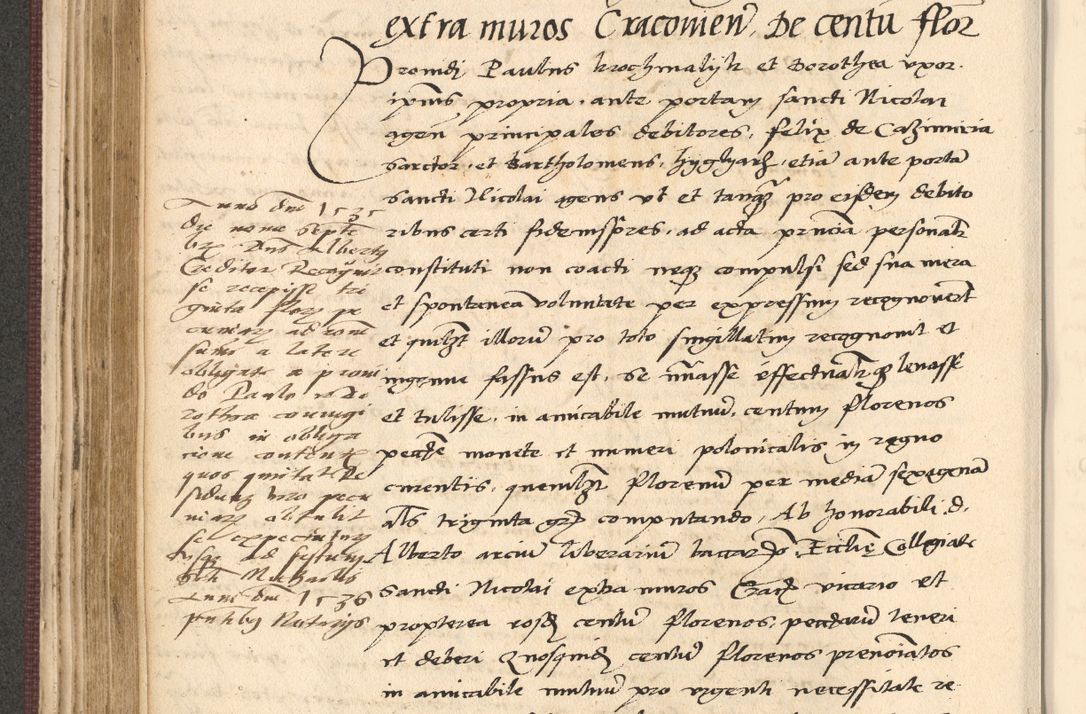 Zdjęcie nr 268 dla obiektu archiwalnego: Acta actorum, obligacionum sententiarumque tam interlocutoriarum quam diffinitivarum coram reverendo domino Thoma Roschnowsky canonico et officiali Cracoviensi generali ad annum Domini 1534, indicione septima, pontificatus sanctissimi in Christo patris domini et domini Clementis pape septimi, anno ipsius undecimo vel alias, ut dicitur vacante sede apostolica feliciter continuantur