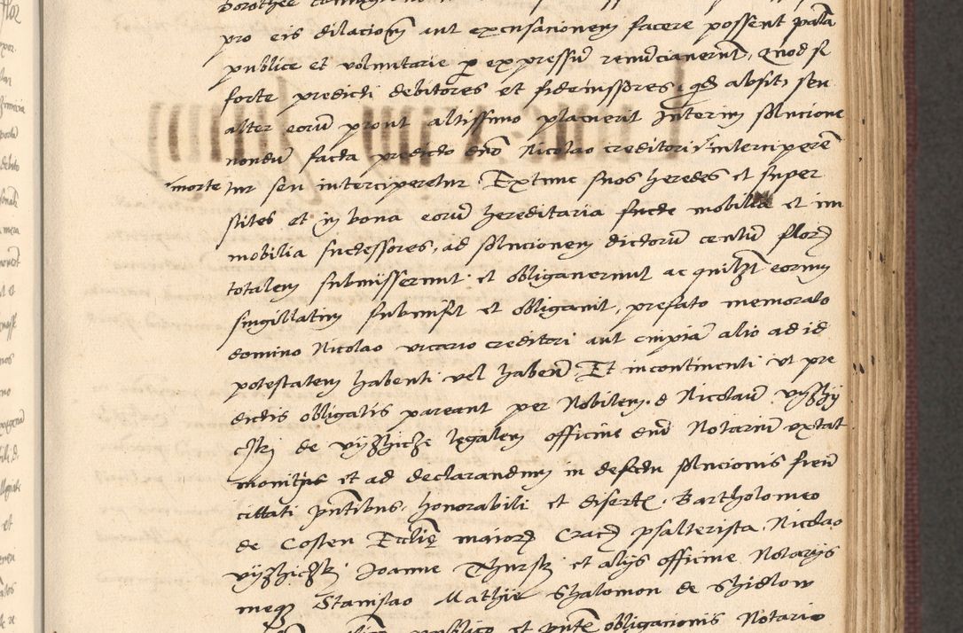 Zdjęcie nr 269 dla obiektu archiwalnego: Acta actorum, obligacionum sententiarumque tam interlocutoriarum quam diffinitivarum coram reverendo domino Thoma Roschnowsky canonico et officiali Cracoviensi generali ad annum Domini 1534, indicione septima, pontificatus sanctissimi in Christo patris domini et domini Clementis pape septimi, anno ipsius undecimo vel alias, ut dicitur vacante sede apostolica feliciter continuantur