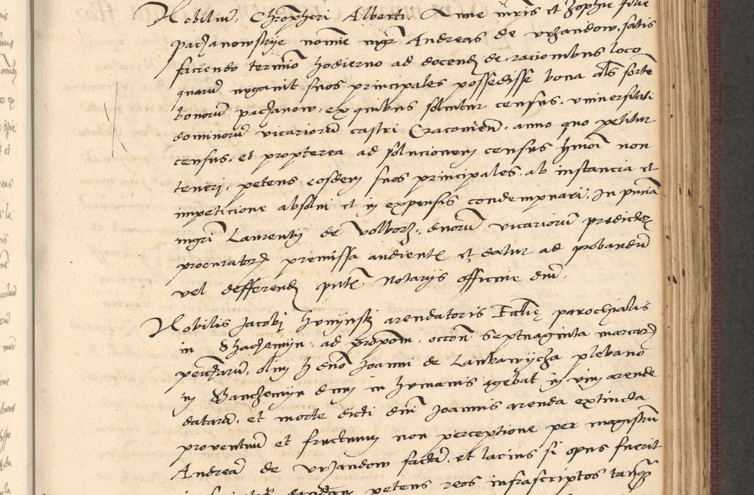 Zdjęcie nr 267 dla obiektu archiwalnego: Acta actorum, obligacionum sententiarumque tam interlocutoriarum quam diffinitivarum coram reverendo domino Thoma Roschnowsky canonico et officiali Cracoviensi generali ad annum Domini 1534, indicione septima, pontificatus sanctissimi in Christo patris domini et domini Clementis pape septimi, anno ipsius undecimo vel alias, ut dicitur vacante sede apostolica feliciter continuantur