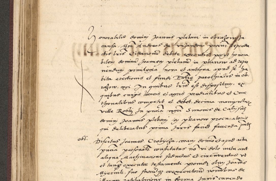 Zdjęcie nr 260 dla obiektu archiwalnego: Acta actorum, obligacionum sententiarumque tam interlocutoriarum quam diffinitivarum coram reverendo domino Thoma Roschnowsky canonico et officiali Cracoviensi generali ad annum Domini 1534, indicione septima, pontificatus sanctissimi in Christo patris domini et domini Clementis pape septimi, anno ipsius undecimo vel alias, ut dicitur vacante sede apostolica feliciter continuantur