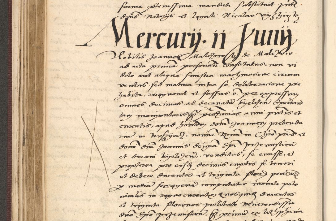 Zdjęcie nr 254 dla obiektu archiwalnego: Acta actorum, obligacionum sententiarumque tam interlocutoriarum quam diffinitivarum coram reverendo domino Thoma Roschnowsky canonico et officiali Cracoviensi generali ad annum Domini 1534, indicione septima, pontificatus sanctissimi in Christo patris domini et domini Clementis pape septimi, anno ipsius undecimo vel alias, ut dicitur vacante sede apostolica feliciter continuantur