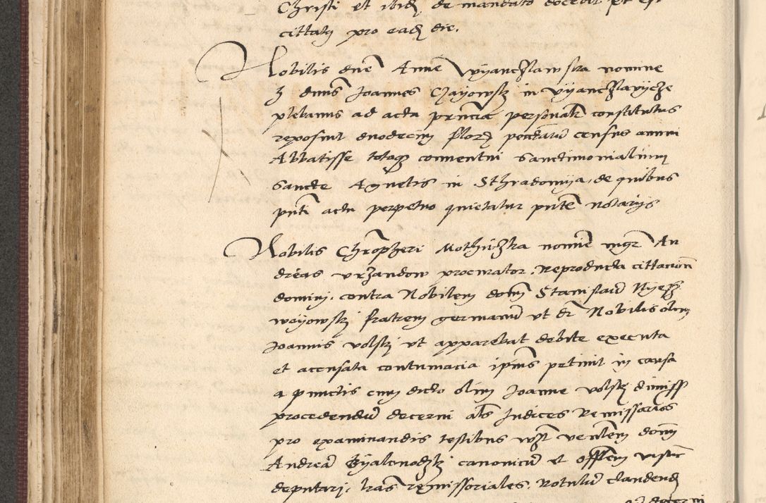Zdjęcie nr 248 dla obiektu archiwalnego: Acta actorum, obligacionum sententiarumque tam interlocutoriarum quam diffinitivarum coram reverendo domino Thoma Roschnowsky canonico et officiali Cracoviensi generali ad annum Domini 1534, indicione septima, pontificatus sanctissimi in Christo patris domini et domini Clementis pape septimi, anno ipsius undecimo vel alias, ut dicitur vacante sede apostolica feliciter continuantur