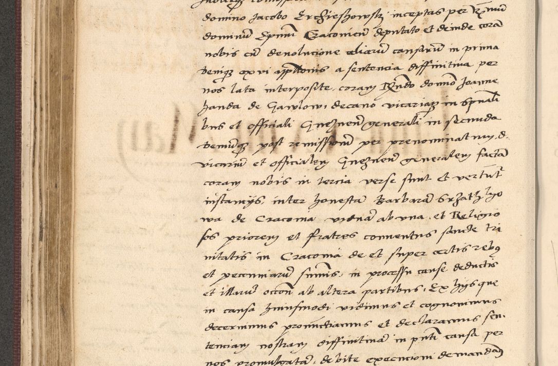 Zdjęcie nr 244 dla obiektu archiwalnego: Acta actorum, obligacionum sententiarumque tam interlocutoriarum quam diffinitivarum coram reverendo domino Thoma Roschnowsky canonico et officiali Cracoviensi generali ad annum Domini 1534, indicione septima, pontificatus sanctissimi in Christo patris domini et domini Clementis pape septimi, anno ipsius undecimo vel alias, ut dicitur vacante sede apostolica feliciter continuantur