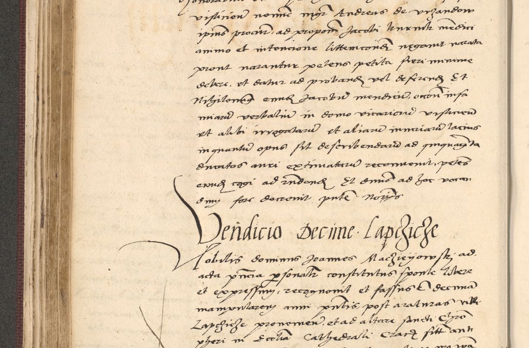 Zdjęcie nr 240 dla obiektu archiwalnego: Acta actorum, obligacionum sententiarumque tam interlocutoriarum quam diffinitivarum coram reverendo domino Thoma Roschnowsky canonico et officiali Cracoviensi generali ad annum Domini 1534, indicione septima, pontificatus sanctissimi in Christo patris domini et domini Clementis pape septimi, anno ipsius undecimo vel alias, ut dicitur vacante sede apostolica feliciter continuantur