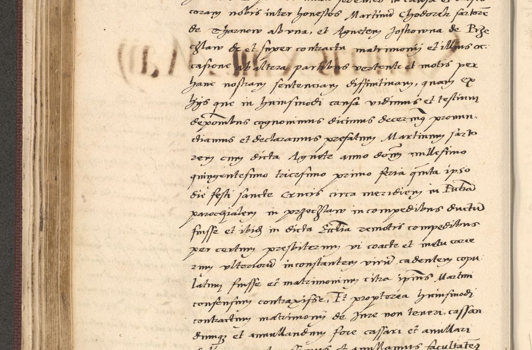Zdjęcie nr 234 dla obiektu archiwalnego: Acta actorum, obligacionum sententiarumque tam interlocutoriarum quam diffinitivarum coram reverendo domino Thoma Roschnowsky canonico et officiali Cracoviensi generali ad annum Domini 1534, indicione septima, pontificatus sanctissimi in Christo patris domini et domini Clementis pape septimi, anno ipsius undecimo vel alias, ut dicitur vacante sede apostolica feliciter continuantur