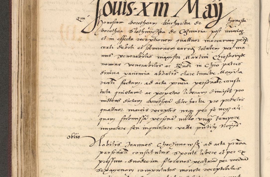 Zdjęcie nr 232 dla obiektu archiwalnego: Acta actorum, obligacionum sententiarumque tam interlocutoriarum quam diffinitivarum coram reverendo domino Thoma Roschnowsky canonico et officiali Cracoviensi generali ad annum Domini 1534, indicione septima, pontificatus sanctissimi in Christo patris domini et domini Clementis pape septimi, anno ipsius undecimo vel alias, ut dicitur vacante sede apostolica feliciter continuantur