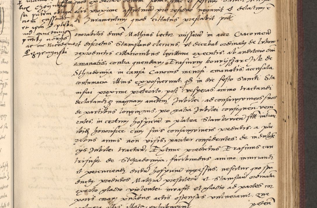 Zdjęcie nr 231 dla obiektu archiwalnego: Acta actorum, obligacionum sententiarumque tam interlocutoriarum quam diffinitivarum coram reverendo domino Thoma Roschnowsky canonico et officiali Cracoviensi generali ad annum Domini 1534, indicione septima, pontificatus sanctissimi in Christo patris domini et domini Clementis pape septimi, anno ipsius undecimo vel alias, ut dicitur vacante sede apostolica feliciter continuantur