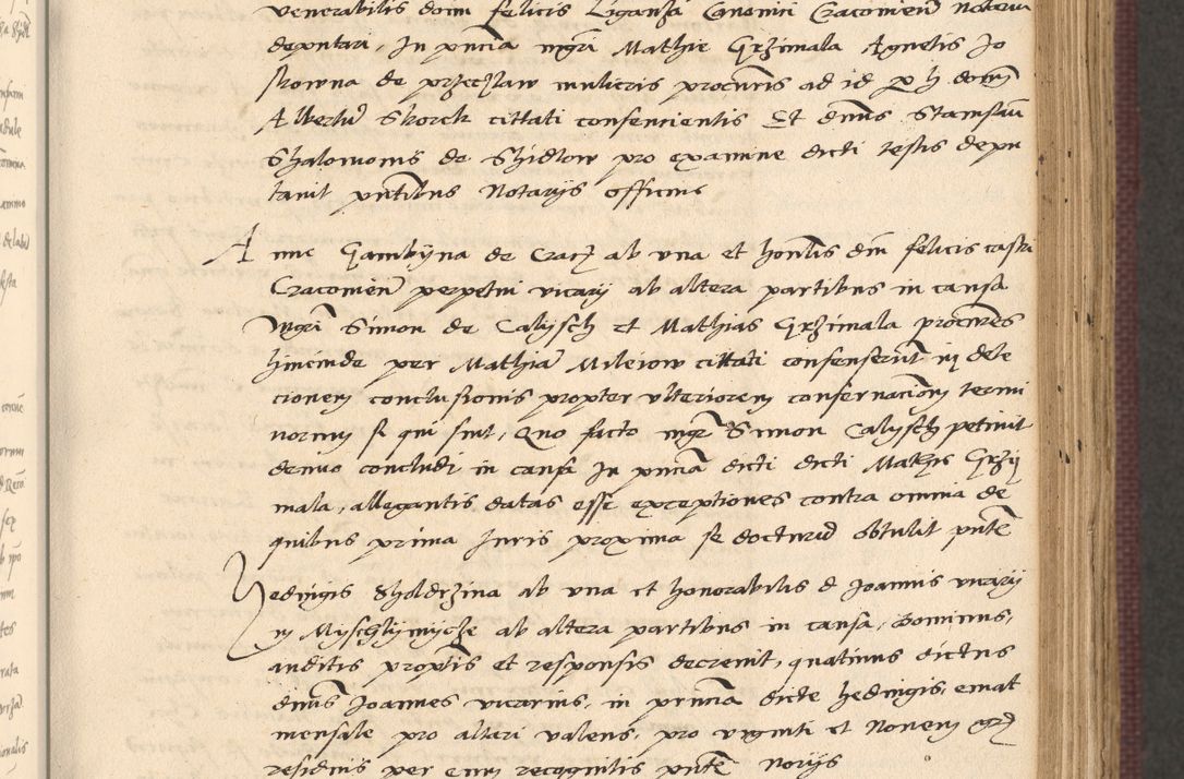 Zdjęcie nr 227 dla obiektu archiwalnego: Acta actorum, obligacionum sententiarumque tam interlocutoriarum quam diffinitivarum coram reverendo domino Thoma Roschnowsky canonico et officiali Cracoviensi generali ad annum Domini 1534, indicione septima, pontificatus sanctissimi in Christo patris domini et domini Clementis pape septimi, anno ipsius undecimo vel alias, ut dicitur vacante sede apostolica feliciter continuantur