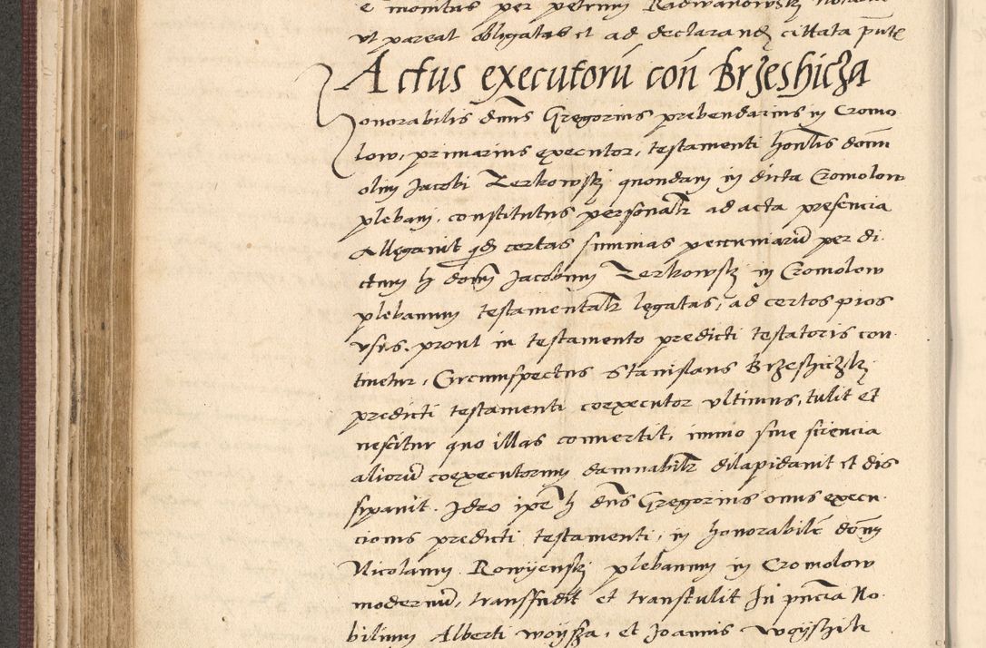 Zdjęcie nr 224 dla obiektu archiwalnego: Acta actorum, obligacionum sententiarumque tam interlocutoriarum quam diffinitivarum coram reverendo domino Thoma Roschnowsky canonico et officiali Cracoviensi generali ad annum Domini 1534, indicione septima, pontificatus sanctissimi in Christo patris domini et domini Clementis pape septimi, anno ipsius undecimo vel alias, ut dicitur vacante sede apostolica feliciter continuantur