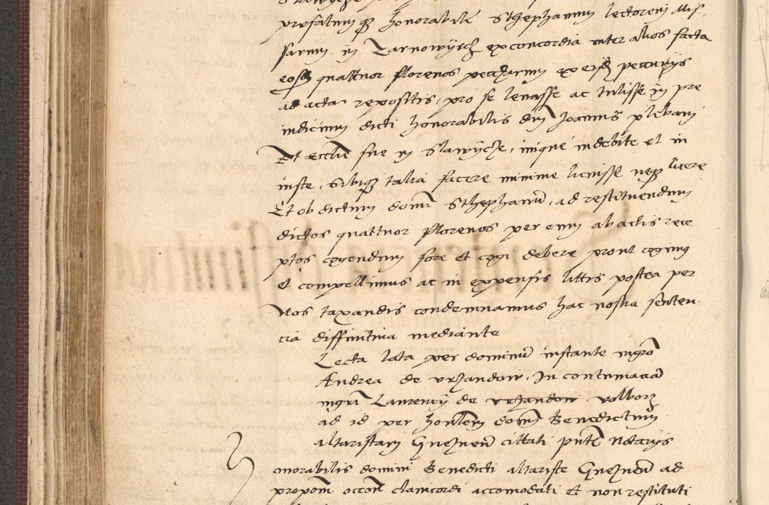 Zdjęcie nr 222 dla obiektu archiwalnego: Acta actorum, obligacionum sententiarumque tam interlocutoriarum quam diffinitivarum coram reverendo domino Thoma Roschnowsky canonico et officiali Cracoviensi generali ad annum Domini 1534, indicione septima, pontificatus sanctissimi in Christo patris domini et domini Clementis pape septimi, anno ipsius undecimo vel alias, ut dicitur vacante sede apostolica feliciter continuantur