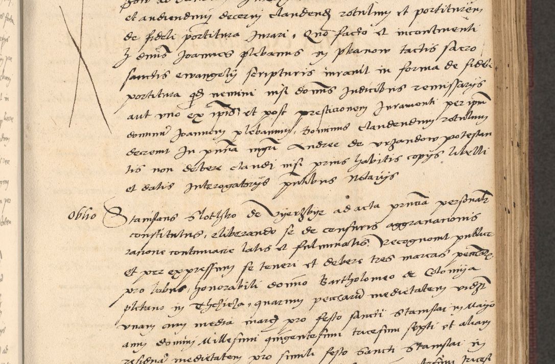 Zdjęcie nr 223 dla obiektu archiwalnego: Acta actorum, obligacionum sententiarumque tam interlocutoriarum quam diffinitivarum coram reverendo domino Thoma Roschnowsky canonico et officiali Cracoviensi generali ad annum Domini 1534, indicione septima, pontificatus sanctissimi in Christo patris domini et domini Clementis pape septimi, anno ipsius undecimo vel alias, ut dicitur vacante sede apostolica feliciter continuantur