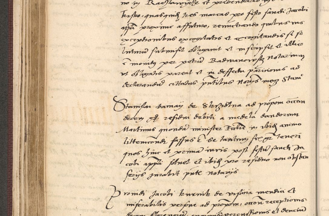 Zdjęcie nr 220 dla obiektu archiwalnego: Acta actorum, obligacionum sententiarumque tam interlocutoriarum quam diffinitivarum coram reverendo domino Thoma Roschnowsky canonico et officiali Cracoviensi generali ad annum Domini 1534, indicione septima, pontificatus sanctissimi in Christo patris domini et domini Clementis pape septimi, anno ipsius undecimo vel alias, ut dicitur vacante sede apostolica feliciter continuantur