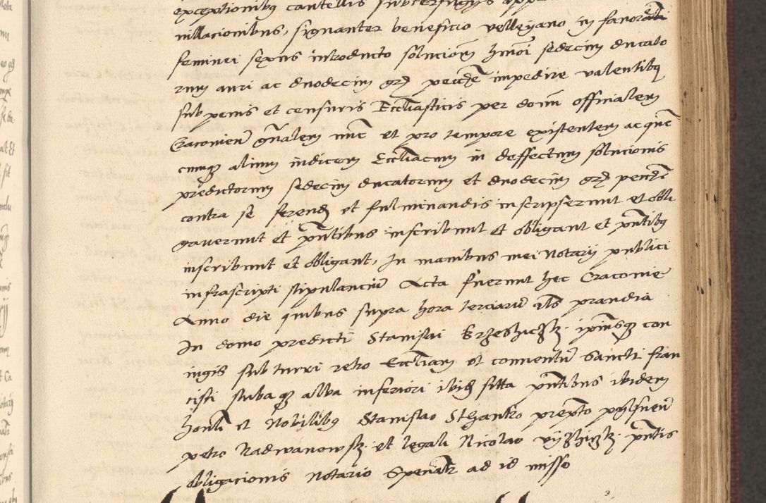 Zdjęcie nr 217 dla obiektu archiwalnego: Acta actorum, obligacionum sententiarumque tam interlocutoriarum quam diffinitivarum coram reverendo domino Thoma Roschnowsky canonico et officiali Cracoviensi generali ad annum Domini 1534, indicione septima, pontificatus sanctissimi in Christo patris domini et domini Clementis pape septimi, anno ipsius undecimo vel alias, ut dicitur vacante sede apostolica feliciter continuantur