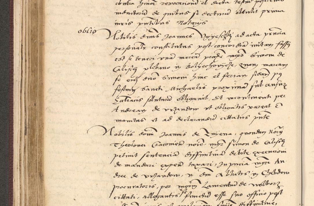 Zdjęcie nr 210 dla obiektu archiwalnego: Acta actorum, obligacionum sententiarumque tam interlocutoriarum quam diffinitivarum coram reverendo domino Thoma Roschnowsky canonico et officiali Cracoviensi generali ad annum Domini 1534, indicione septima, pontificatus sanctissimi in Christo patris domini et domini Clementis pape septimi, anno ipsius undecimo vel alias, ut dicitur vacante sede apostolica feliciter continuantur