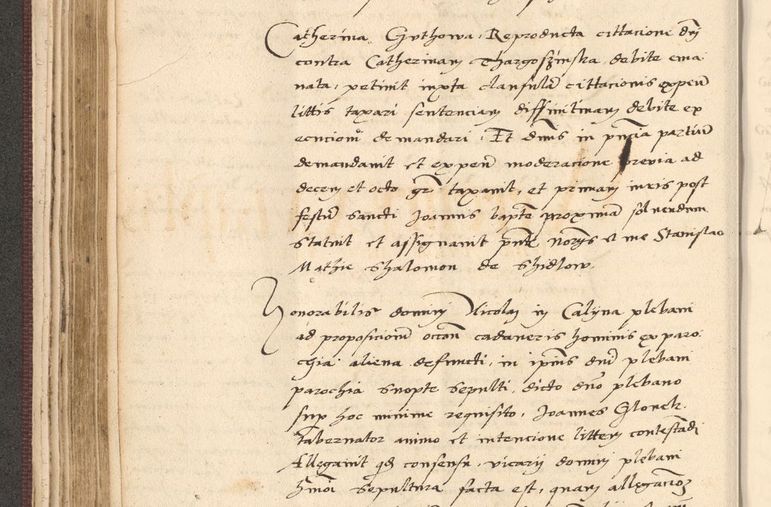 Zdjęcie nr 204 dla obiektu archiwalnego: Acta actorum, obligacionum sententiarumque tam interlocutoriarum quam diffinitivarum coram reverendo domino Thoma Roschnowsky canonico et officiali Cracoviensi generali ad annum Domini 1534, indicione septima, pontificatus sanctissimi in Christo patris domini et domini Clementis pape septimi, anno ipsius undecimo vel alias, ut dicitur vacante sede apostolica feliciter continuantur
