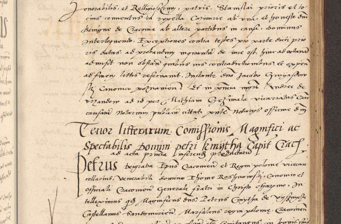 Zdjęcie nr 195 dla obiektu archiwalnego: Acta actorum, obligacionum sententiarumque tam interlocutoriarum quam diffinitivarum coram reverendo domino Thoma Roschnowsky canonico et officiali Cracoviensi generali ad annum Domini 1534, indicione septima, pontificatus sanctissimi in Christo patris domini et domini Clementis pape septimi, anno ipsius undecimo vel alias, ut dicitur vacante sede apostolica feliciter continuantur