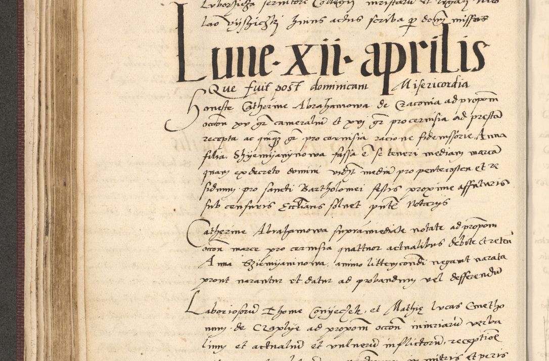 Zdjęcie nr 194 dla obiektu archiwalnego: Acta actorum, obligacionum sententiarumque tam interlocutoriarum quam diffinitivarum coram reverendo domino Thoma Roschnowsky canonico et officiali Cracoviensi generali ad annum Domini 1534, indicione septima, pontificatus sanctissimi in Christo patris domini et domini Clementis pape septimi, anno ipsius undecimo vel alias, ut dicitur vacante sede apostolica feliciter continuantur