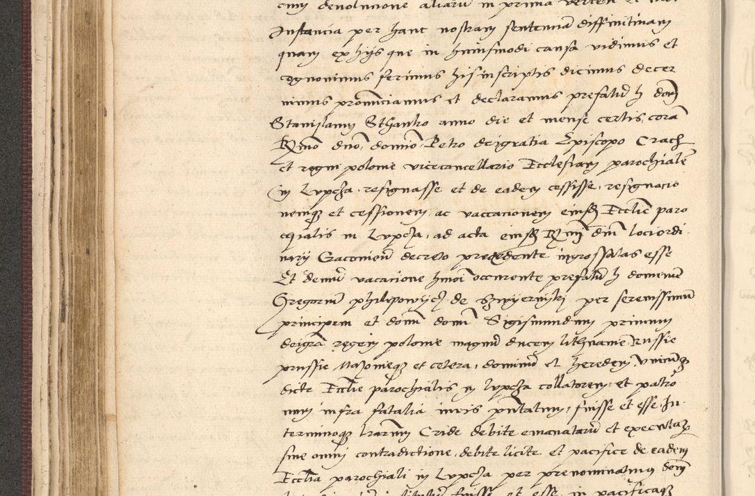 Zdjęcie nr 192 dla obiektu archiwalnego: Acta actorum, obligacionum sententiarumque tam interlocutoriarum quam diffinitivarum coram reverendo domino Thoma Roschnowsky canonico et officiali Cracoviensi generali ad annum Domini 1534, indicione septima, pontificatus sanctissimi in Christo patris domini et domini Clementis pape septimi, anno ipsius undecimo vel alias, ut dicitur vacante sede apostolica feliciter continuantur
