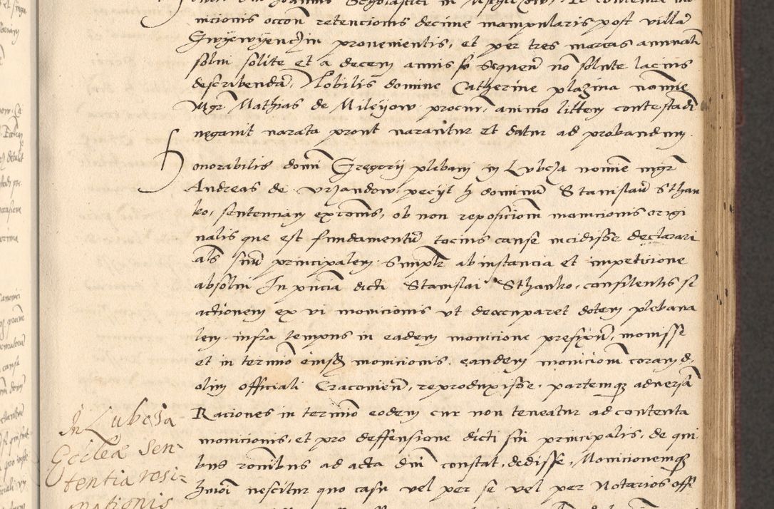 Zdjęcie nr 191 dla obiektu archiwalnego: Acta actorum, obligacionum sententiarumque tam interlocutoriarum quam diffinitivarum coram reverendo domino Thoma Roschnowsky canonico et officiali Cracoviensi generali ad annum Domini 1534, indicione septima, pontificatus sanctissimi in Christo patris domini et domini Clementis pape septimi, anno ipsius undecimo vel alias, ut dicitur vacante sede apostolica feliciter continuantur