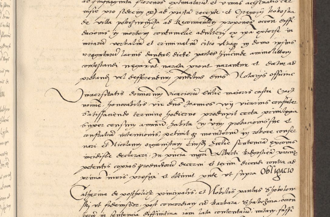 Zdjęcie nr 189 dla obiektu archiwalnego: Acta actorum, obligacionum sententiarumque tam interlocutoriarum quam diffinitivarum coram reverendo domino Thoma Roschnowsky canonico et officiali Cracoviensi generali ad annum Domini 1534, indicione septima, pontificatus sanctissimi in Christo patris domini et domini Clementis pape septimi, anno ipsius undecimo vel alias, ut dicitur vacante sede apostolica feliciter continuantur