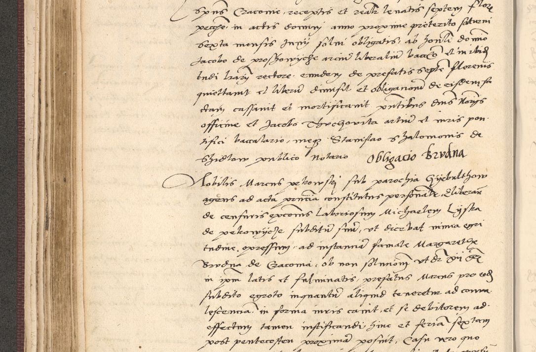 Zdjęcie nr 188 dla obiektu archiwalnego: Acta actorum, obligacionum sententiarumque tam interlocutoriarum quam diffinitivarum coram reverendo domino Thoma Roschnowsky canonico et officiali Cracoviensi generali ad annum Domini 1534, indicione septima, pontificatus sanctissimi in Christo patris domini et domini Clementis pape septimi, anno ipsius undecimo vel alias, ut dicitur vacante sede apostolica feliciter continuantur