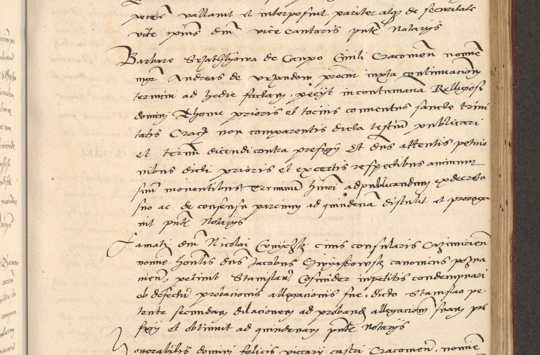 Zdjęcie nr 187 dla obiektu archiwalnego: Acta actorum, obligacionum sententiarumque tam interlocutoriarum quam diffinitivarum coram reverendo domino Thoma Roschnowsky canonico et officiali Cracoviensi generali ad annum Domini 1534, indicione septima, pontificatus sanctissimi in Christo patris domini et domini Clementis pape septimi, anno ipsius undecimo vel alias, ut dicitur vacante sede apostolica feliciter continuantur